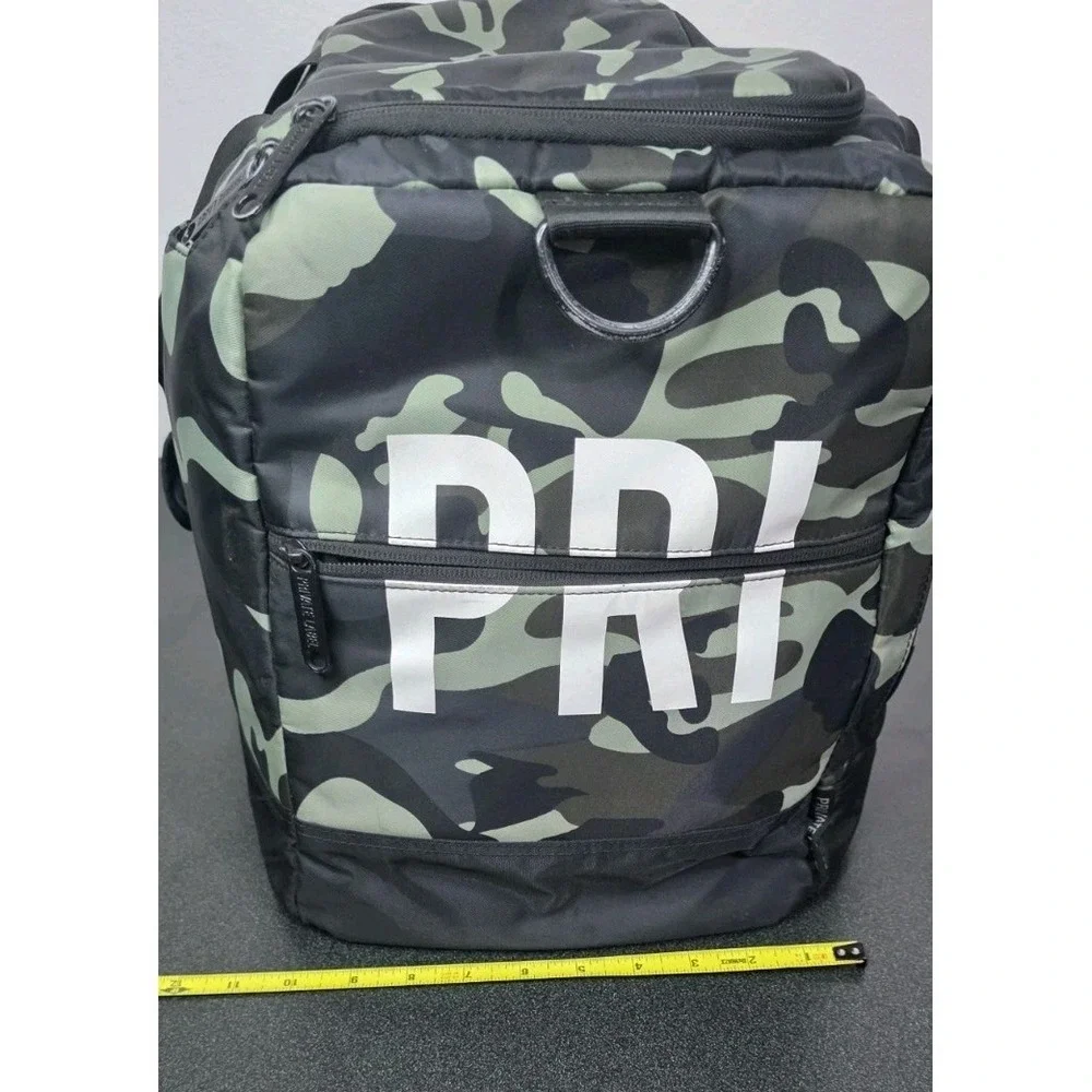 RARE Private Label Duffle TRAVEL BAG‎ Limited Edition Black Green Camo Full Size